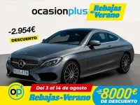 Usado Mercedes C220 170 CV (125 kW) 2019 Gris Coupe