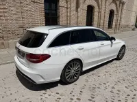 Usado Mercedes C220 AMG line 170 CV (125 kW) 2015 Blanco Familiar