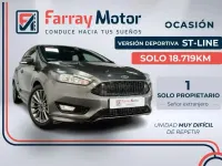 Usado Ford Focus ST-Line 125 CV (91 kW) 2017 Gris / plata Berlina