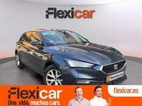 Usado Seat Leon Style 110 CV (80 kW) 2022 Azul Utilitario