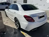 Usado Mercedes C220 AMG line 170 CV (125 kW) 2016 Marrón Berlina