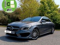 Usado Mercedes CLA200 AMG line 136 CV (100 kW) 2014 Gris / plata Berlina