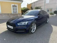 Usado Audi A5 Sportback Advanced Plus 218 CV (160 kW) 2017 Azul Utilitario