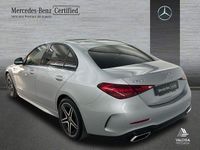 Usado Mercedes C220 AMG line 200 CV (147 kW) 2025 Gris / plateado Berlina