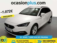 Usado Seat Leon ST Style 131 CV (96 kW) 2023 Blanco Familiar