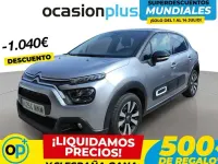Usado Citroën C3 PureTech 83 CV (61 kW) 2024 Gris plata Utilitario