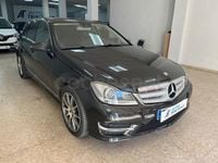 Usado Mercedes C200 Avantgarde 136 CV (100 kW) 2014 Negro Berlina