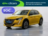 Usado Peugeot e-208 GT 100 kW (136 CV) 2021 Amarillo Utilitario
