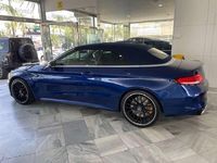 Usado Mercedes C63 AMG AMG 476 CV (350 kW) 2019 Azul Descapotable