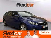 Usado Peugeot 308 SW Access 100 CV (73 kW) 2019 Azul Familiar