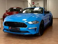 Usado Ford Mustang GT 450 CV (330 kW) 2022 Azul Descapotable