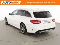 Käytetty Mercedes C220 AMG line 170 HP (125 kW) 2015 Valkoinen Sedan