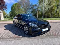 Usado Mercedes C220 AMG line 170 CV (125 kW) 2014 Negro Berlina