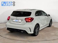 Usado Mercedes A180 AMG line 122 CV (89 kW) 2017 Blanco Berlina