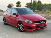 Usado Mercedes B220 AMG line 177 CV (130 kW) 2015 Rojo Utilitario