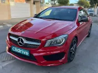 Usado Mercedes CLA200 AMG line 156 CV (114 kW) 2014 Rojo Coupe