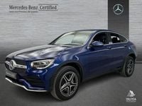 Usado Mercedes GLC300e AMG line 306 CV (225 kW) 2021 Azul brillante Coupe
