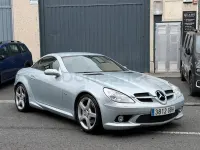 Usado Mercedes SLK350 272 CV (200 kW) 2006 Azul Descapotable