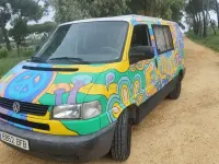 Usado VW T4 68 CV (50 kW) 2001 Azul Van