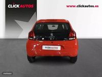 Usado Peugeot 108 Allure 72 CV (52 kW) 2021 Rojo Utilitario