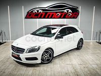 Usado Mercedes A200 AMG line 136 CV (100 kW) 2015 Blanco Berlina