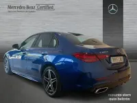 Usado Mercedes C220 AMG line 200 CV (147 kW) 2022 Azul Berlina