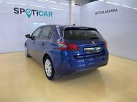 Usado Peugeot 308 Style 100 CV (73 kW) 2020 Azul Berlina