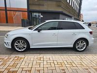 Usado Audi A3 Sportback S-Line 150 CV (110 kW) 2014 Blanco Utilitario