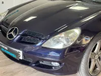 Usado Mercedes SLK200 184 CV (135 kW) 2009 Azul Descapotable