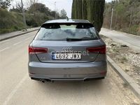 Usado Audi A3 S-Line 110 CV (80 kW) 2017 Gris / plata Berlina
