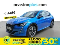 Usado Peugeot e-208 GTi 100 kW (136 CV) 2020 Azul Utilitario