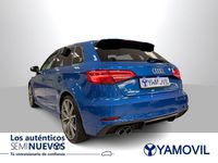 Usado Audi A3 150 CV (110 kW) 2018 Azul Berlina