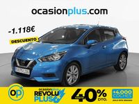 Usado Nissan Micra Acenta 100 CV (73 kW) 2019 Azul Utilitario