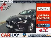 Usado Seat Leon FR 150 CV (110 kW) 2021 Negro Berlina