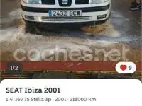 Usado Seat Ibiza Stella 60 CV (44 kW) 2000 Blanco Utilitario
