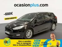 Usado Ford Focus Trend+ 125 CV (91 kW) 2017 Negro Familiar