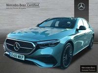 Usado Mercedes E220 197 CV (144 kW) 2023 Verde Berlina