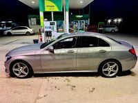 Usado Mercedes C220 AMG line 170 CV (125 kW) 2016 Gris / plata Familiar
