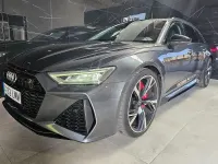 Usado Audi RS6 600 CV (441 kW) 2021 Gris / plata Familiar