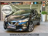 Usado Nissan Micra Tekna 90 CV (66 kW) 2017 Negro Utilitario