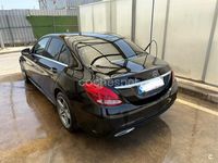 Usado Mercedes C200 136 CV (100 kW) 2017 Negro Berlina