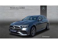 Usado Mercedes C300e AMG line 313 CV (230 kW) 2024 Gris selenita Familiar