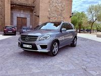 Usado Mercedes ML63 AMG AMG 525 CV (386 kW) 2015 Gris / plata SUV