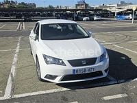 Usado Seat Leon Ecomotive 110 CV (80 kW) 2015 Blanco Berlina