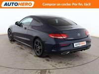 Usado Mercedes C220 AMG line 194 CV (142 kW) 2020 Azul Coupe