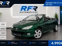 Usado Peugeot 206 CC 137 CV (100 kW) 2003 Verde Descapotable