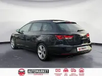 Usado Seat Leon FR 184 CV (135 kW) 2014 Negro Familiar