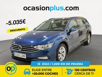 Usado VW Passat Business 150 CV (110 kW) 2021 Azul Familiar