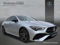 Usado Mercedes CLA200 AMG line 163 CV (119 kW) 2024 Plateado Coupe