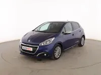 Usado Peugeot 208 Allure 110 CV (80 kW) 2016 Azul Utilitario
